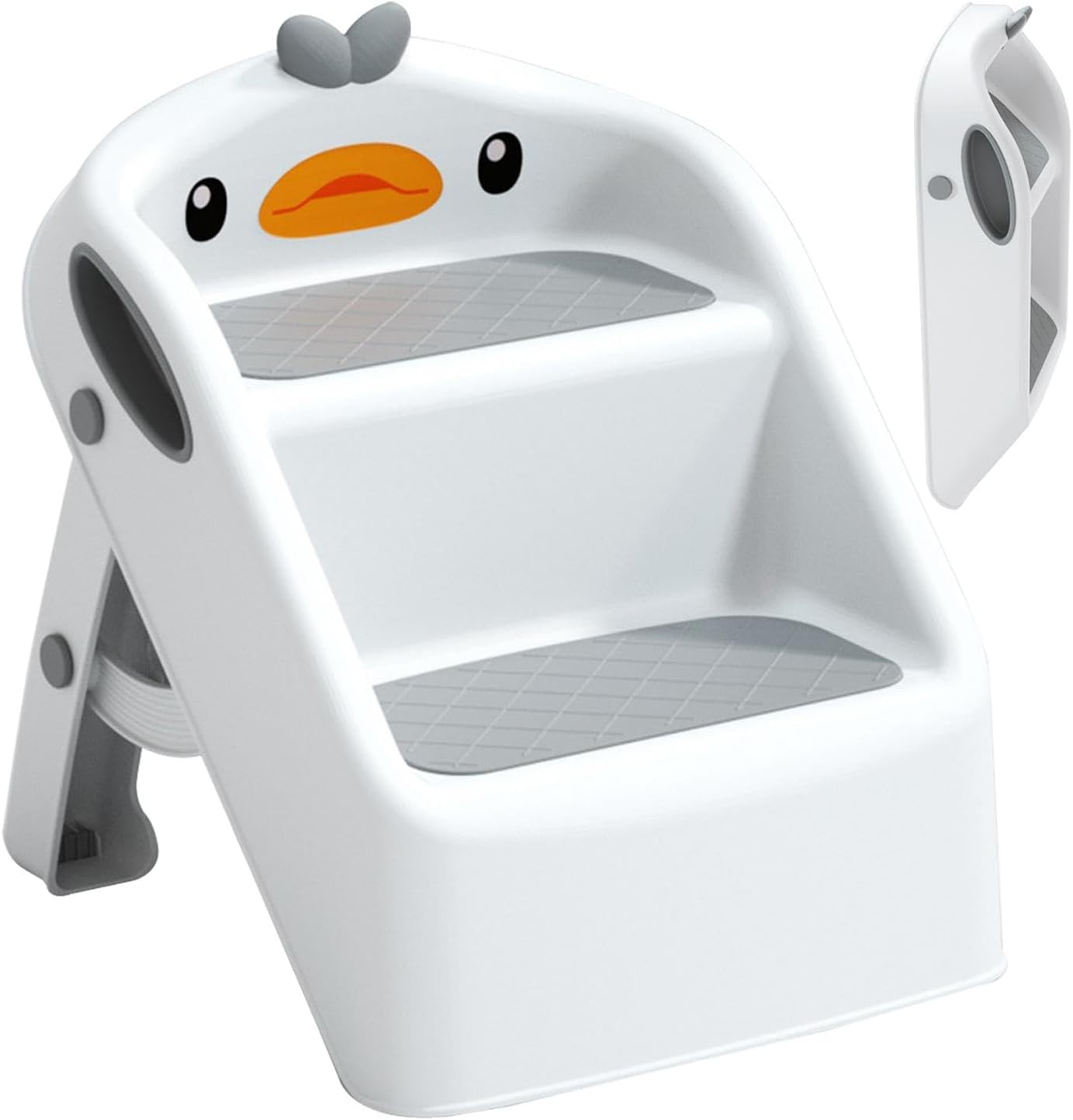 Kids Step Stool, NonSlip, Foldable, Portable Child Stool For Potty Training, Bathroom Sink And Bedroom