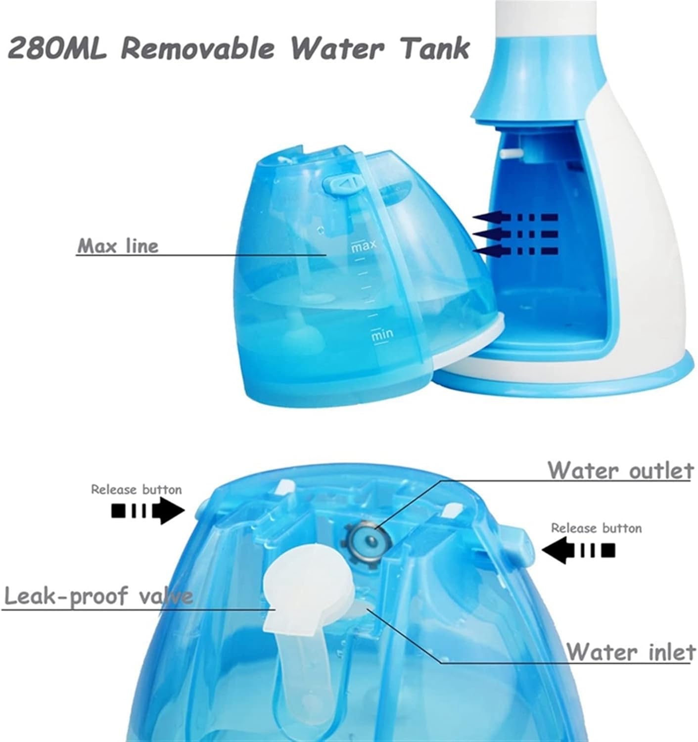 Travel Steamer for Clothes, Foldable Clothes Steamer Fabric Wrinkle Remover, Portable Handheld Garment Steamer and Steam Iron