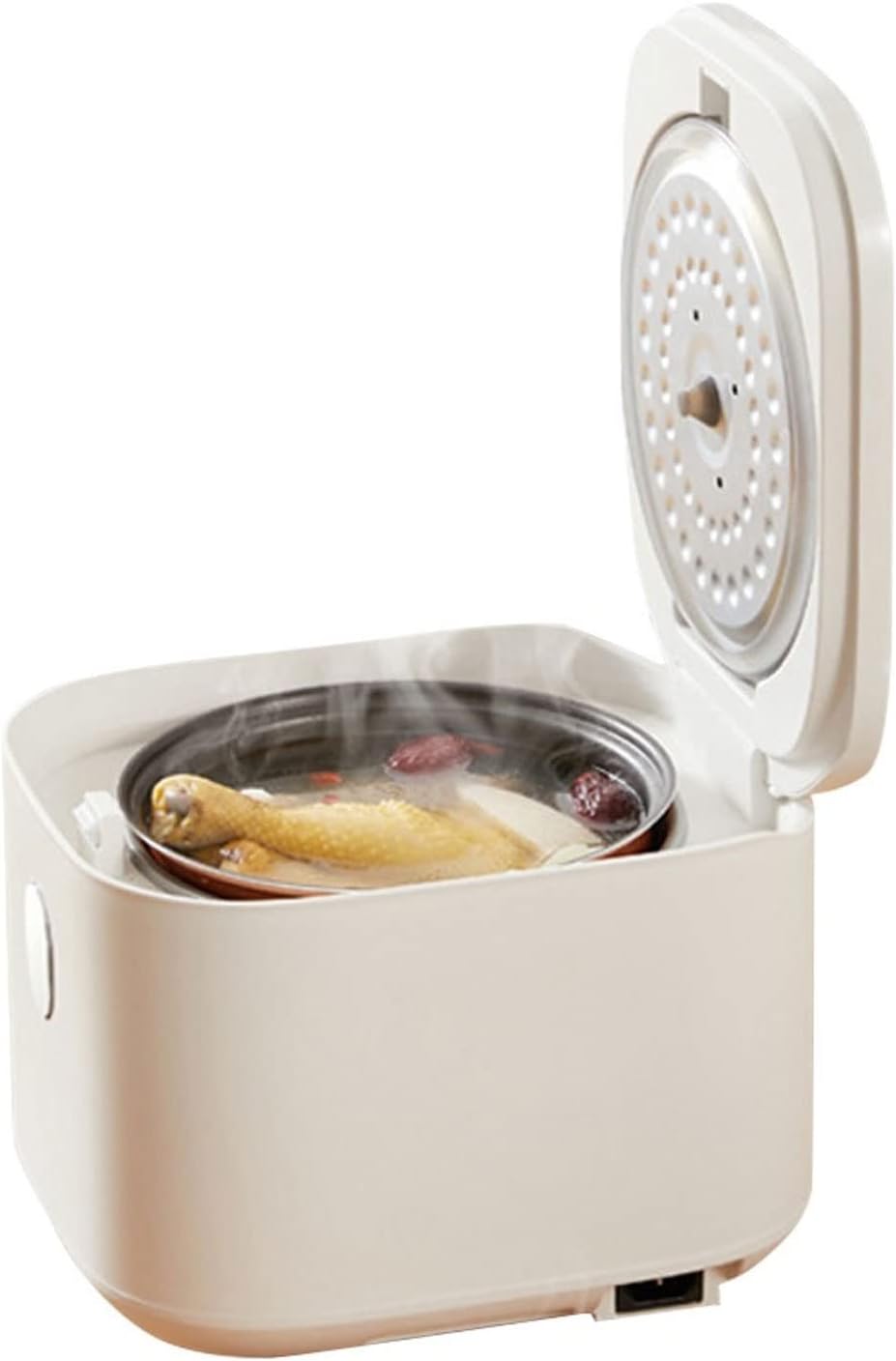 Mini electric rice cooker, dorm-style domestic rice cooker for 12 people, pot