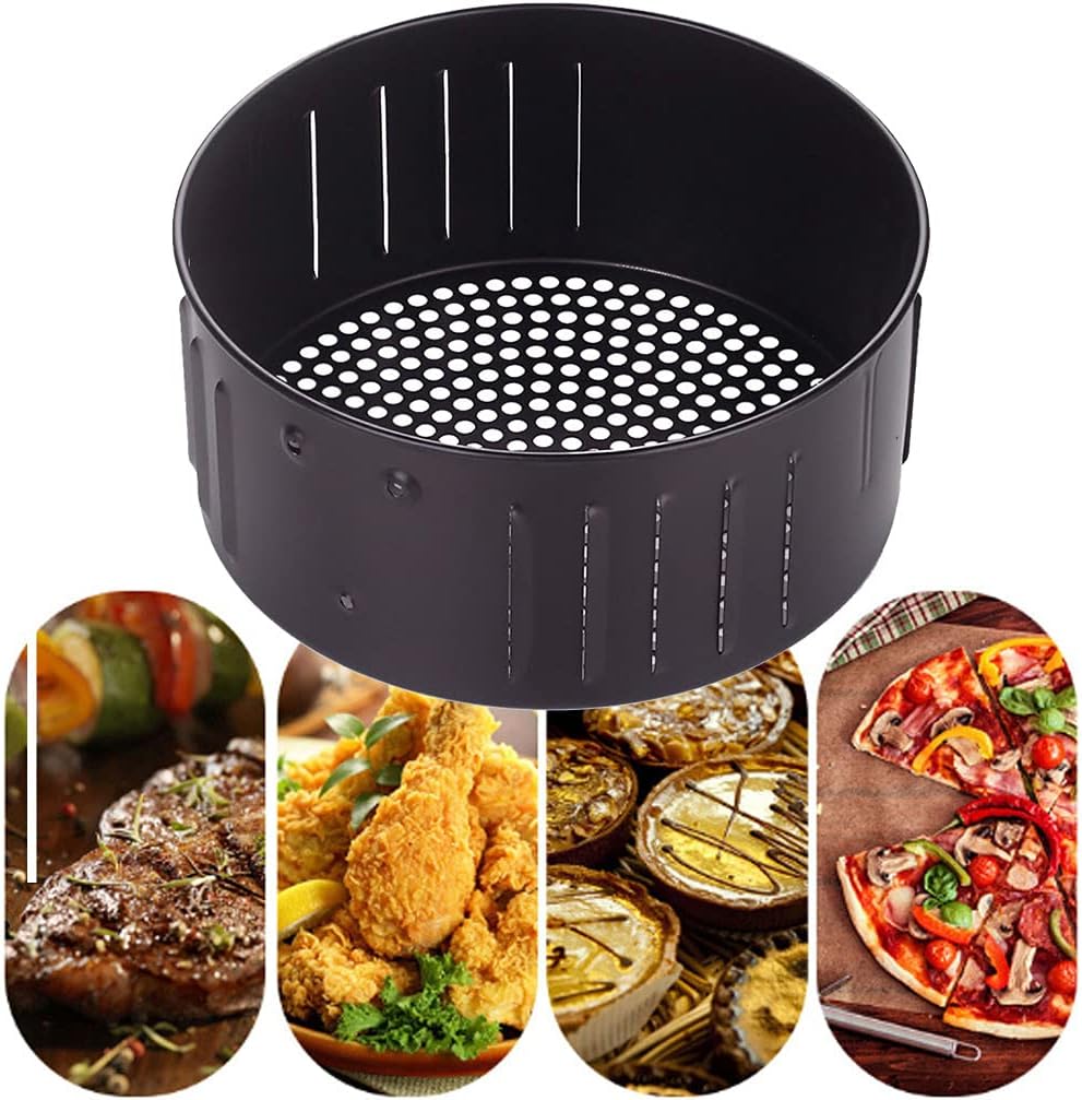 2.6L 3.5L Air Basket Baking Drain Oil Frying Accessories