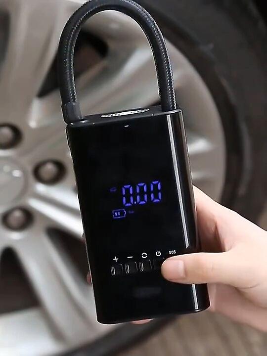 4000mAh Wireless Digital Portable Car Air Pump Mini 12V Tire Inflator Cordless Handheld Air Compress