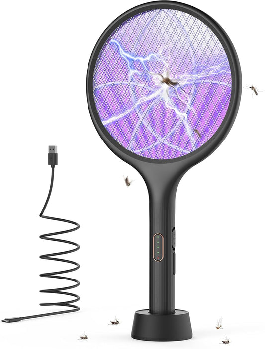 Rechargeable Electric Bug Zapper Racket