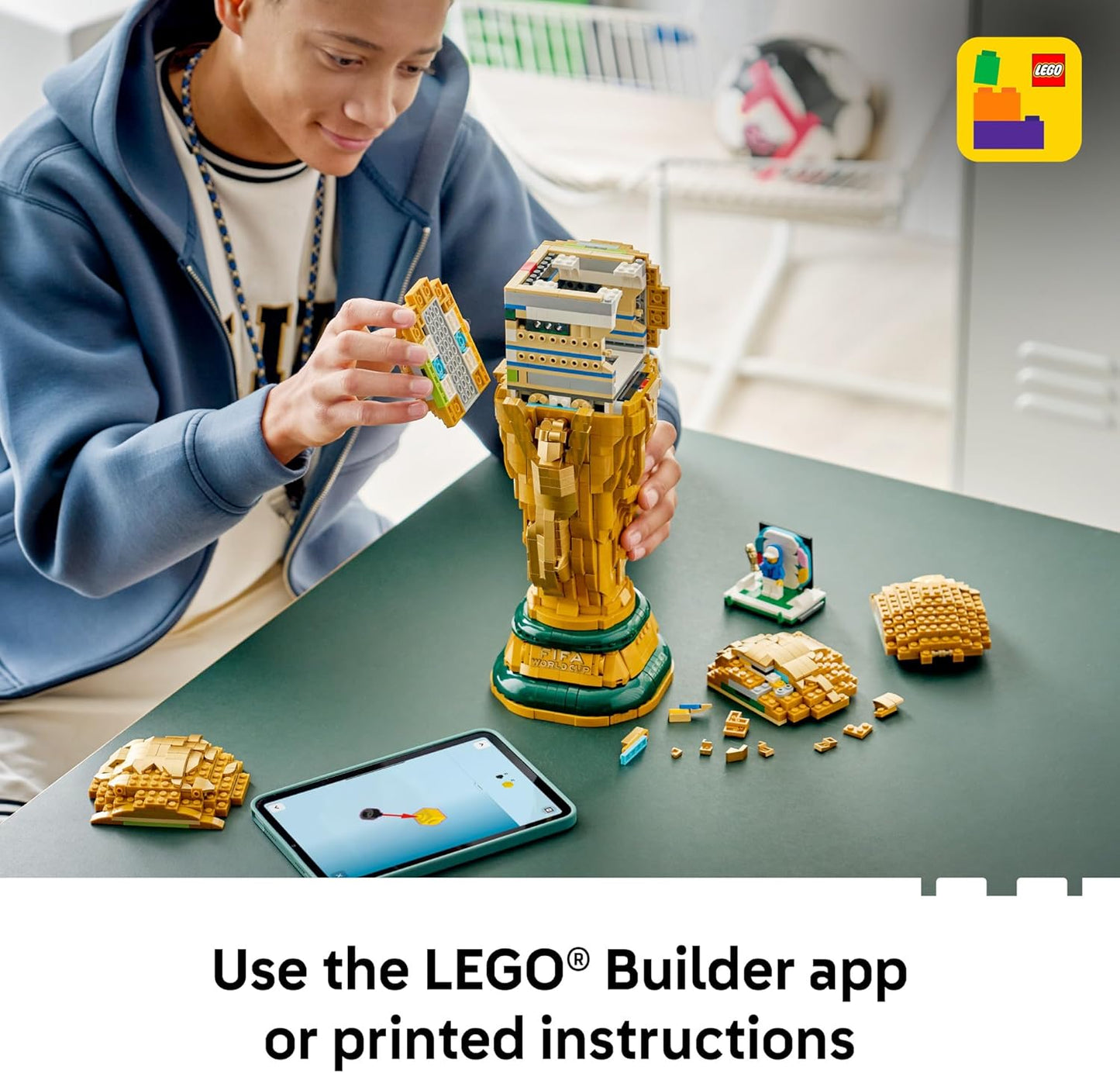 LEGO FIFA World Cup Official Trophy Building Set 43020