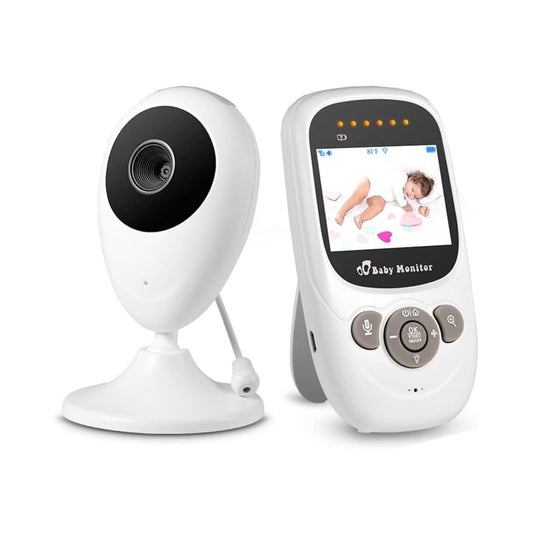 Baby Monitor with Night Vision — Portable Wireless Video Camera with Temperature & Sound
