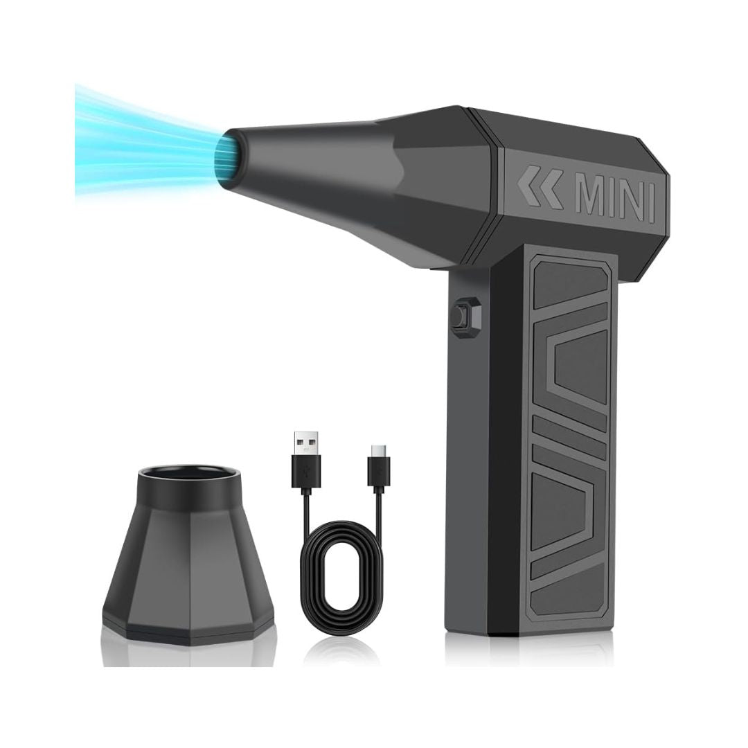 Compressed Air Duster for Computers — 90,000 RPM Electric Mini Blower