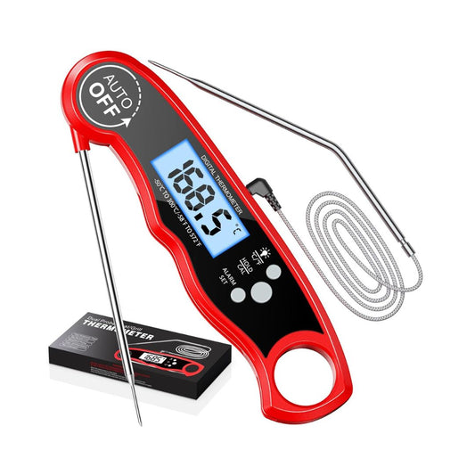 Digital Meat Thermometer — Instant Read with Dual Probe for Cooking & Grilling