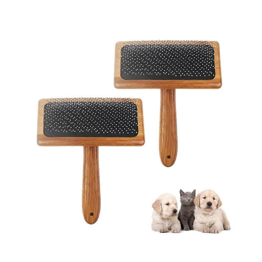 Hand Wool Carders Set of 2 — Carding Combs for Spinning & Felting
