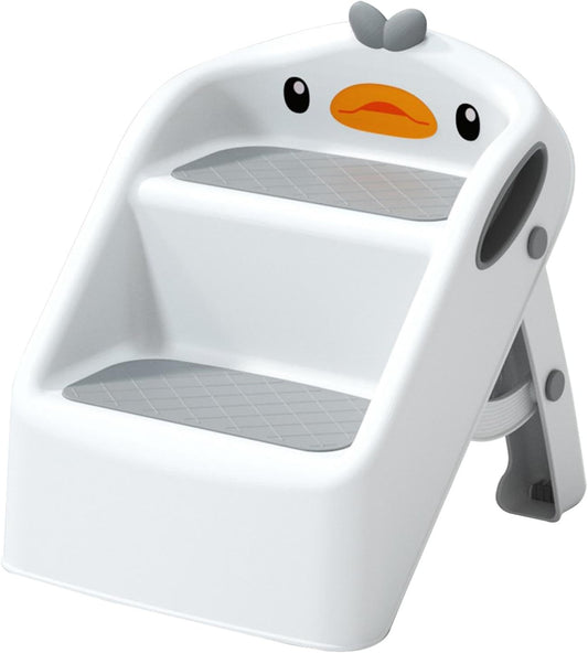 Kids Step Stool, NonSlip, Foldable, Portable Child Stool For Potty Training, Bathroom Sink And Bedroom