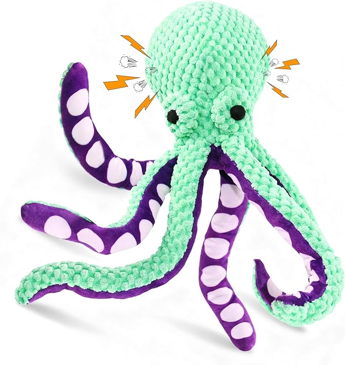Large Squeaky Dog Toys- Plush Dog Toys with Soft Fabric