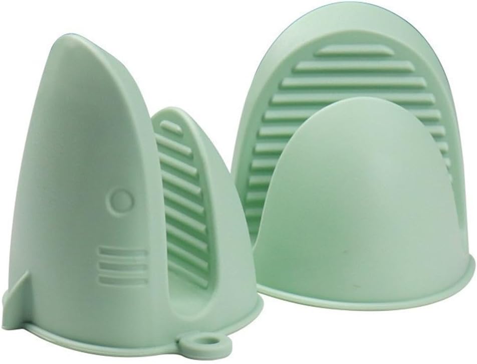 Oven Mitts，Mini Oven Gloves Silicone Heat Resistant Cooking Pinch Mitts Potholder for Air Fryer Kitchen Cooking & Baking