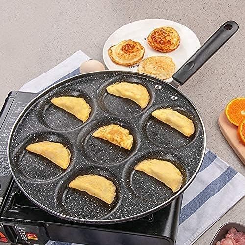 Pancake Frying Pans, 7 Holes Frying Pan, Non-Stick Fried Eggs, Hamburger Pan