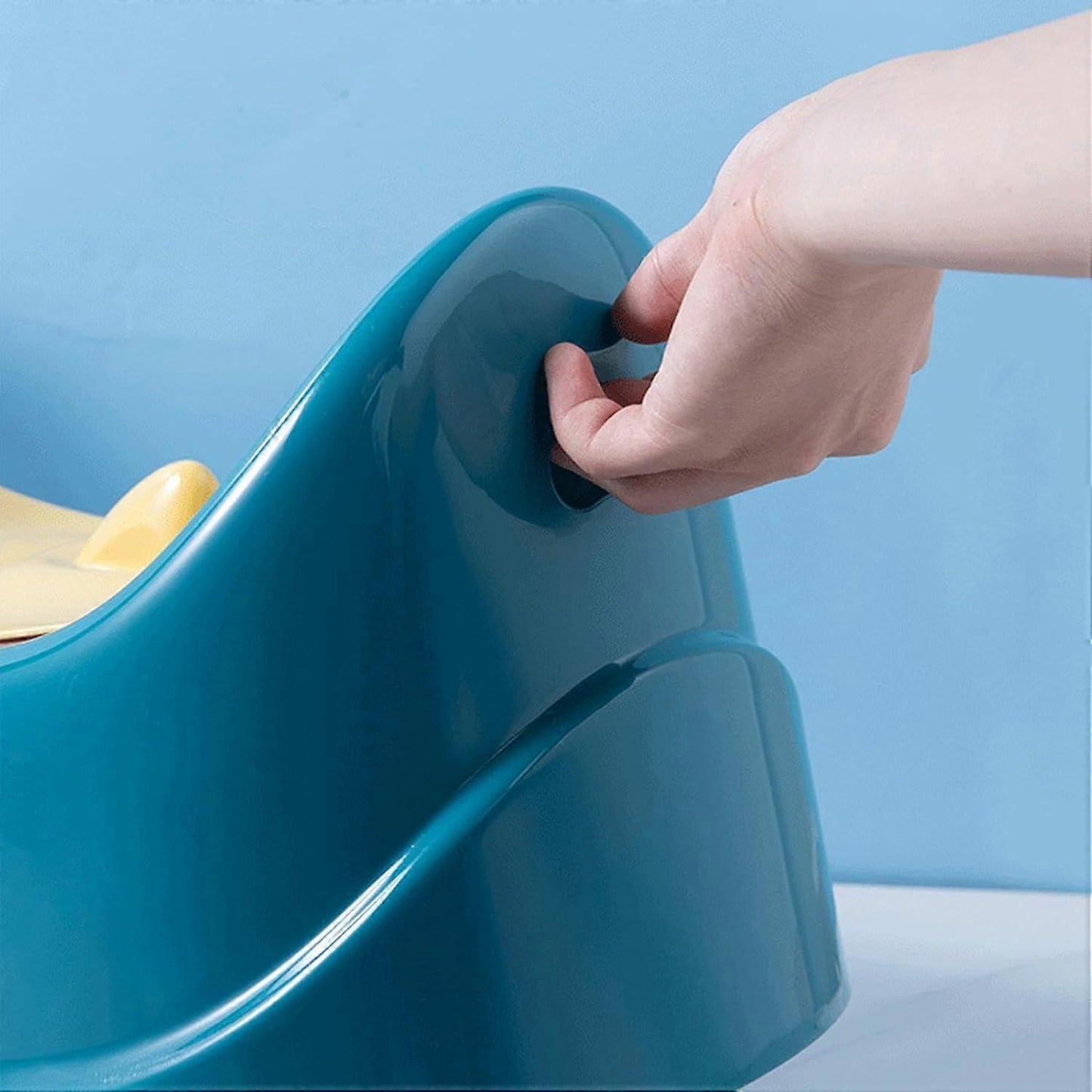 Portable Potty Chair for Toddlers with AntiSplashing Cover, Easy Clean Travel Toilet For kids