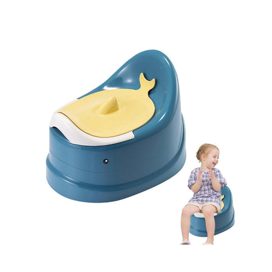 Portable Toddler Potty Chair — Travel Toilet with Anti-Splash Cover, Easy Clean