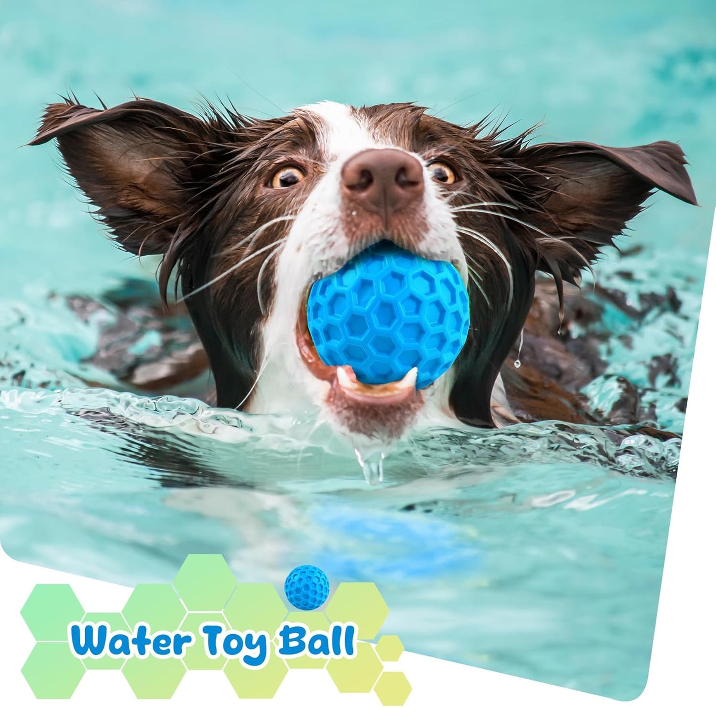 Tough Dog Chew Toy Indestructible Dog Chew Ball for Aggressive Chewers Interactive Squeaky Ball Toy