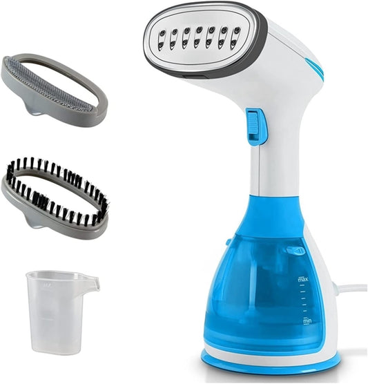 Travel Steamer for Clothes, Foldable Clothes Steamer Fabric Wrinkle Remover, Portable Handheld Garment Steamer and Steam Iron