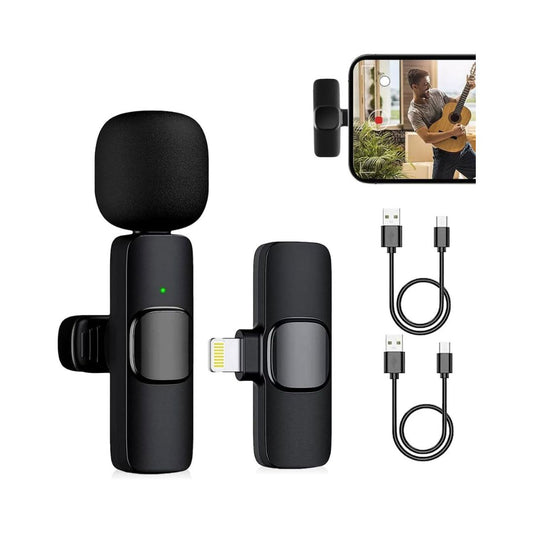 Wireless Lavalier Microphone for iPhone & iPad — Clip-On Mini Mic for Video & Vlogging